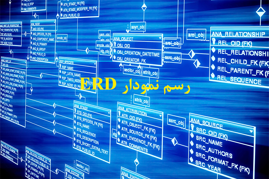رسم نمودار ERD